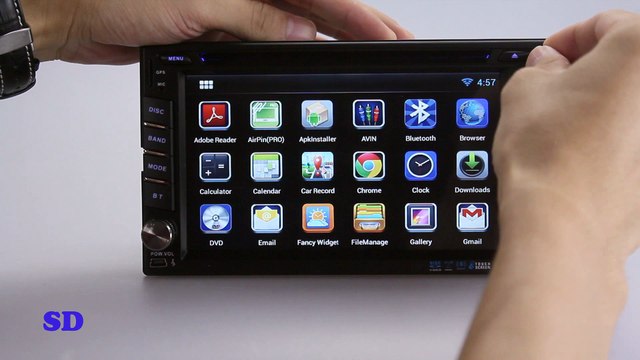 Pure Android 4.2 Twin Din Universal Car Audio Head Unit Support OBD2 Google Play 3G WIFI