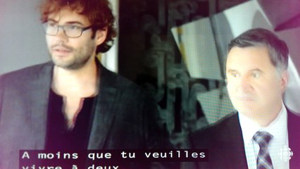 Rossif Sutherland on french Canadian tv