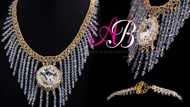 Presentazione del collier Araba Fenice - Finalista Swarovski Contest 2013