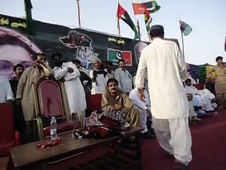 GHANWA BHUTTO . awami jalsa huge crowd