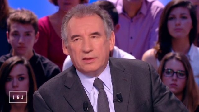 François Bayrou, invité du Grand Journal sur Canal+ - 291014