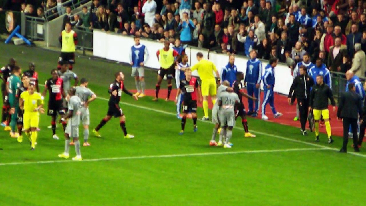 29/10/14 : SRFC-OM : expulsions Ntep/Dja Djedje (63')