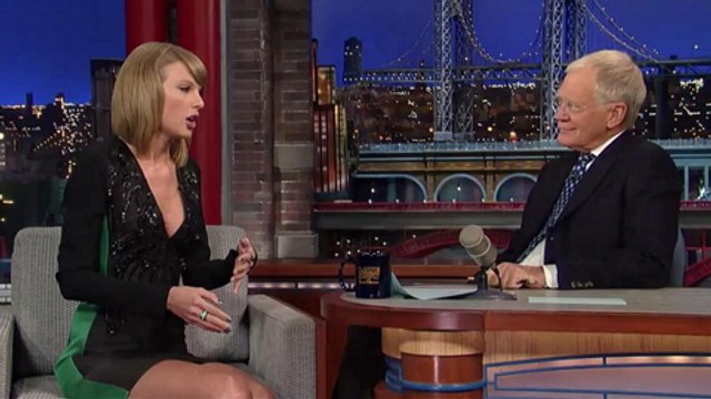 Taylor Swift at the Late Show With David Letterman 