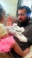 HAHA DAUGHTERS REACTION WHEN HER DAD SHAVES HIS BEARD!