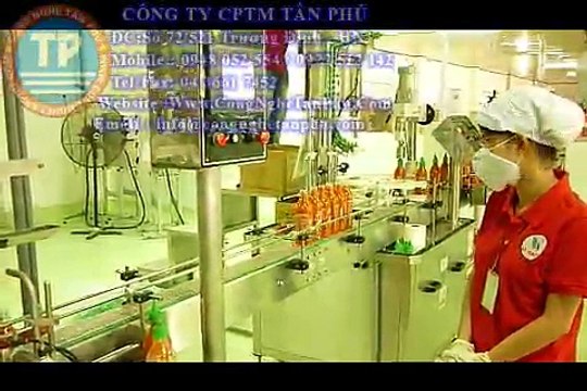 Dây chuyền sản xuất chai tương ớt tự động