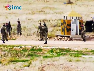 SINIRDA IŞİD MİLİTANLARI VE ASKERLER