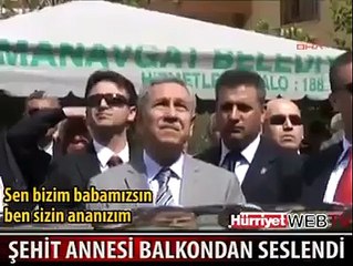 Şehit Annesi Balkondan Bülenr Arınça Seslendi