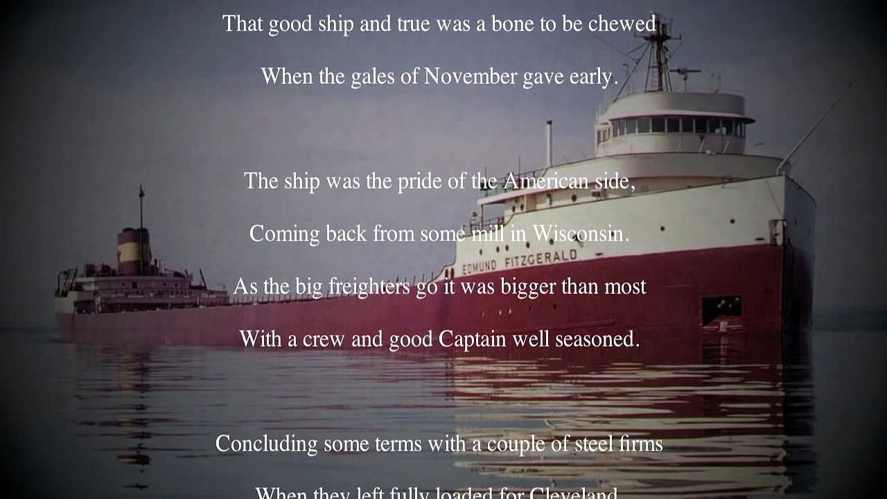 _The Wreck of the Edmund Fitzgerald_ - Gordon Lightfoot (HD w_ Lyrics)