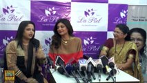 Styling diva Sushmita Sen All Pepped Up At La Piel Clinic