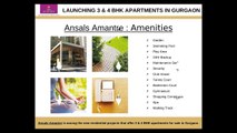 Ansals Amantre Launching 3 & 4 BHK Premium Apartments in Gurgaon for Sale