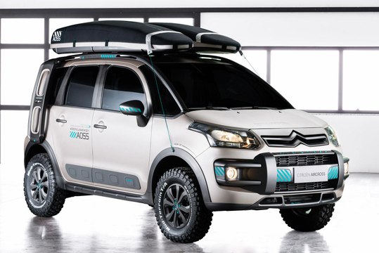 Citroen AirCross Lunar Concept Unveiled In Brazil Sao Paulo Motor Show 2014 !