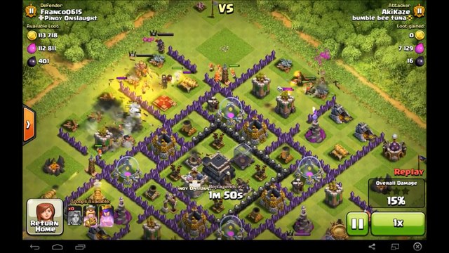 Clash Of Clans Raid 004 Max LV Valkyries Test Run