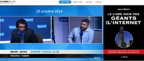 Jean Robin sur Europe 1 : le livre noir des géants de l'internet