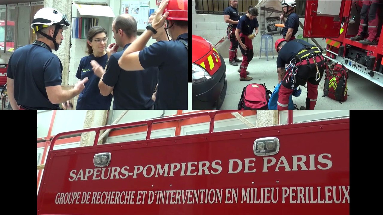 Balard: mission de sauvetage à 60 mètres de hauteur