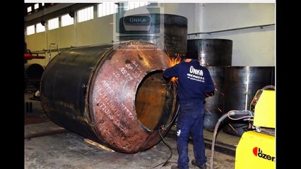 Ünka Endüstri Mühendislik Distilasyon Kulesi-Kolonu / Unka Distillation Tower Video