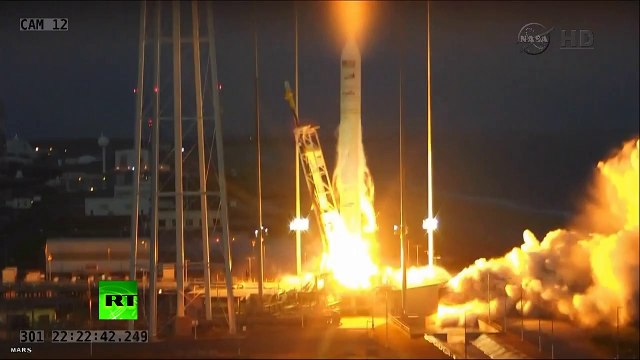 Unmanned Antares rocket explodes seconds after take-off in Virginia