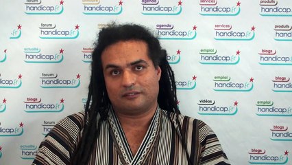 Rencontre avec Ryadh Sallem sur le salon handica, triple champion d'Europe de basket en fauteuil