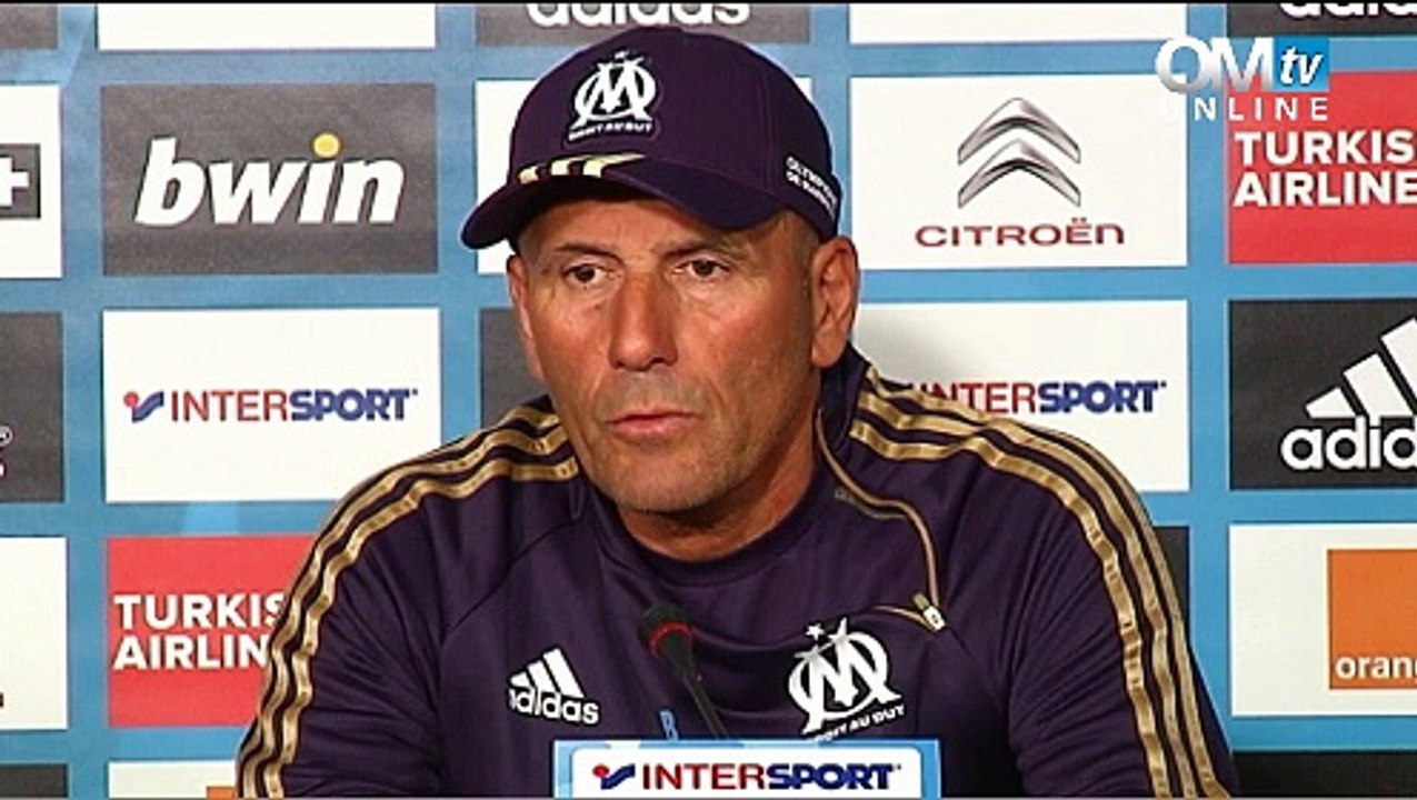 Conférence de presse avant Bastia-OM