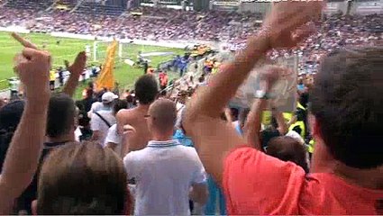 La délivrance des supporters au Stadium