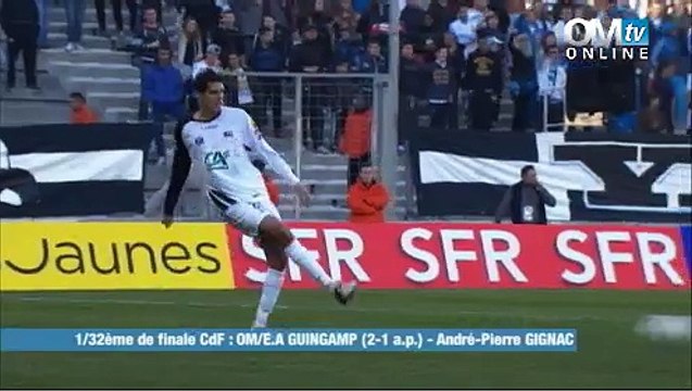 OM 2-1 Guingamp : Le but de Gignac (23e)