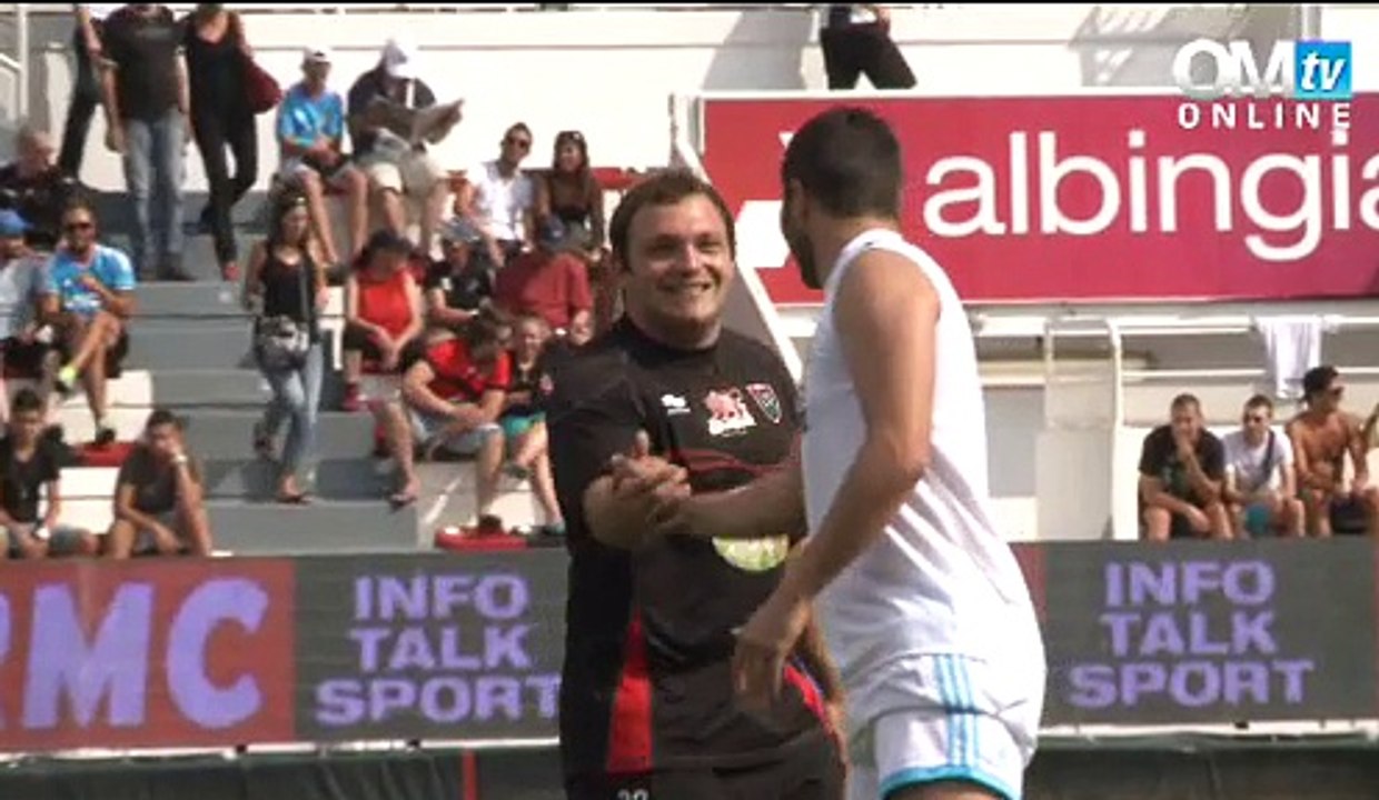 Avec l'OM au stade Mayol