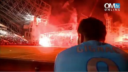 Le feu d'artifice avec les Olympiens