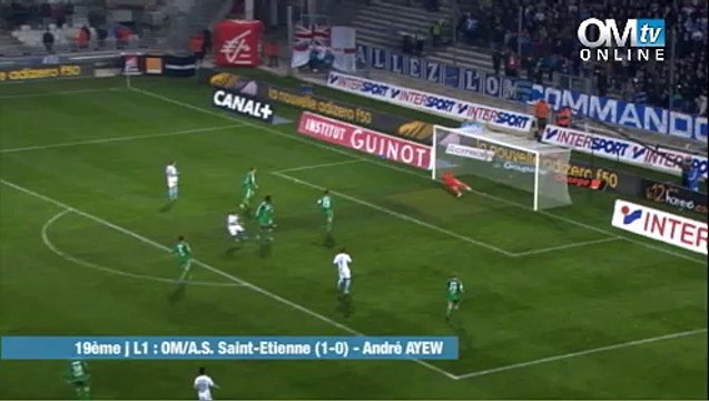 OM 1-0 ASSE : Le but d'André Ayew