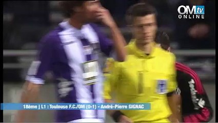 Toulouse 0-1 OM : Le but de Gignac