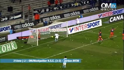 OM 3-2 MHSC : Le but de Jordan Ayew