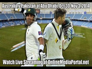 2nd Test: Australia v Pakistan at Abu Dhabi, Oct 30-Nov 3, 2014