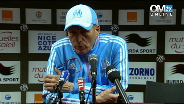 Conf' de presse après Nice-OM