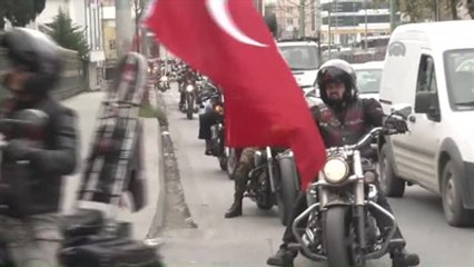 Motorculardan Şehitlik Ziyareti