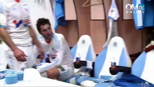 La joie dans le vestiaire