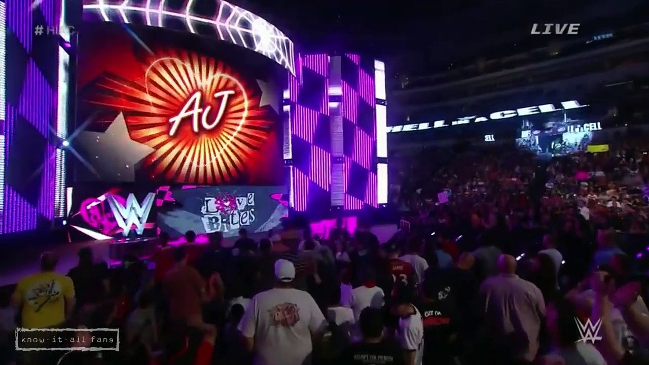 WWE Hell In A Cell 10/26/14 - AJ Lee vs Paige - [Know-It-All Fans] Live Commentary