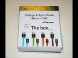 Truffol Multi-Color USB 2.0 A Male to Micro-B Short Cables