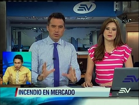 Guayaquil: millonarias pérdidas deja incendio en mercado de transferencia
