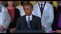 OBAMA STANDS UP FOR EBOLA HEALTH CARE WORKERS