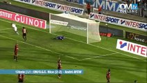 OM 2-2 Nice : le but d'André Ayew