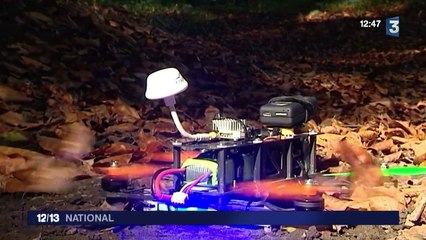 Des courses de drones dans les bois