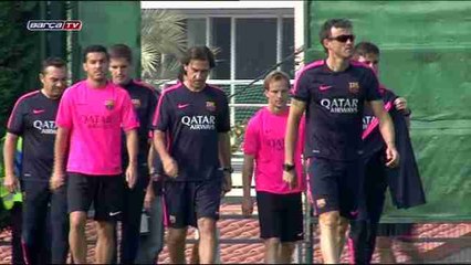 Barcelona begin preparations for Celta de Vigo game