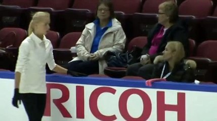Anna Pogorilaya FS Practice, Skate Canada 2014