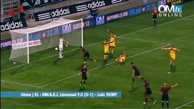 OM 5-1 Limassol : Le but de Loïc Remy (76e)
