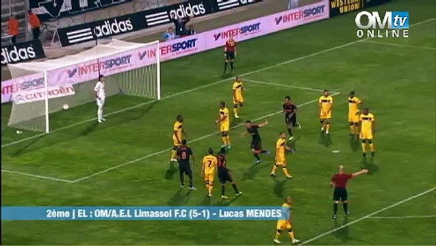 OM 5-1 Limassol : Le but de Mendes (61e)