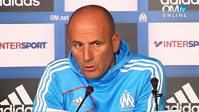 Conf' de presse avant OM-Evain TG