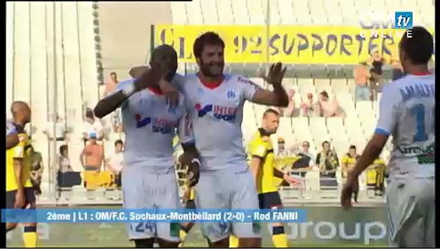 OM 2-0 Sochaux : Le but de Rod Fanni (90e)