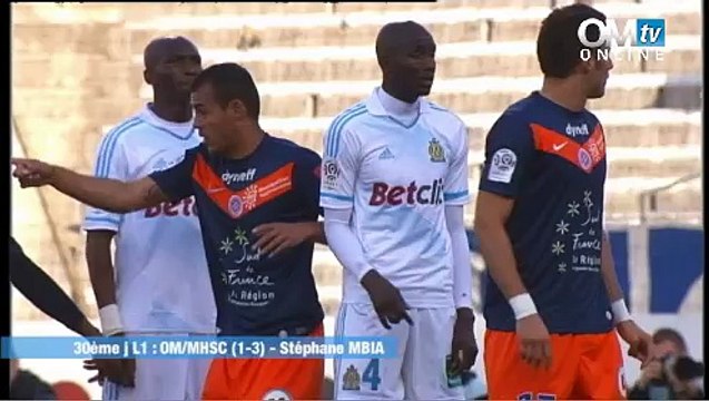 OM 1- 3 MHSC : le but de Stéphane Mbia