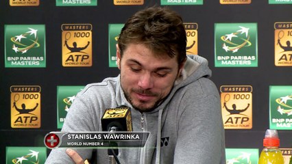 Bercy - Wawrinka : "Je ne vais pas changer d'entraineur !"