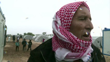 Tough weather hits Kobane refugees in Turkish camp