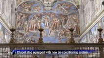 Vatican unveils its new LED lighting in Sistine Chapel