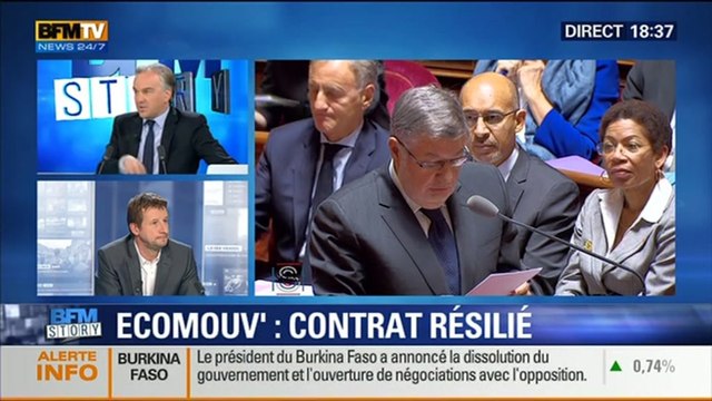 BFM Story: Ecomouv': C'est un fiasco et un incroyable gâchis , Yannick Jadot (2/2) - 30/10